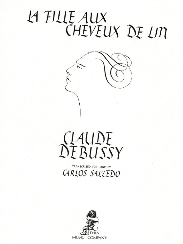 La fille aux cheveux de lin debussy c./salzedo c. - carter harps australia