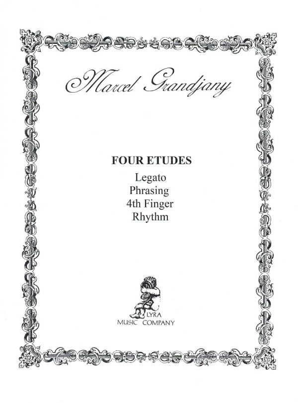 GRANDJANY Four Etudes