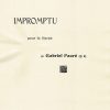 Impromptu Pour La Harpe Op. 86 Faure G.