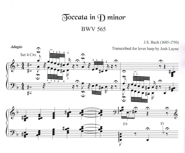 Transcriptions For Lever Harp Volume One Layne J.