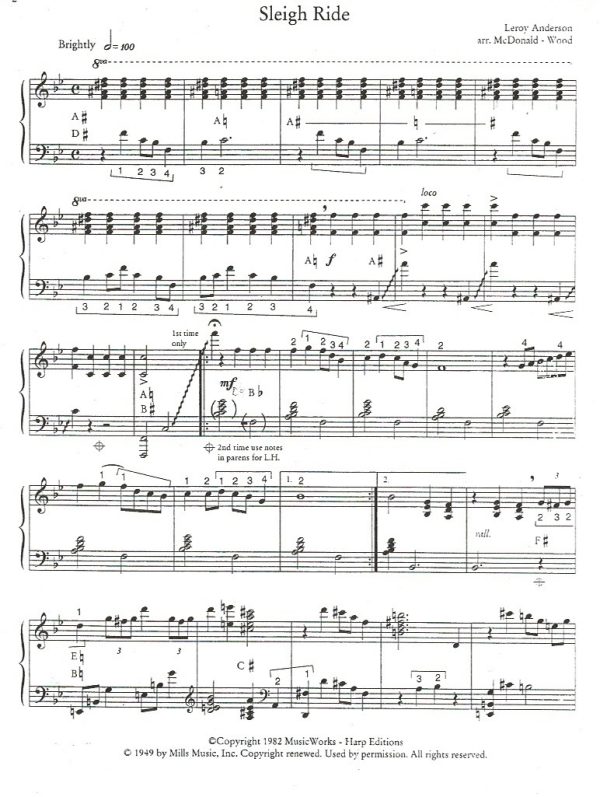 Christmas Music Volume Three McDonald S./Wood L.