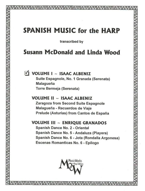 Spanish Music For The Harp Volume One McDonald S./Wood L.