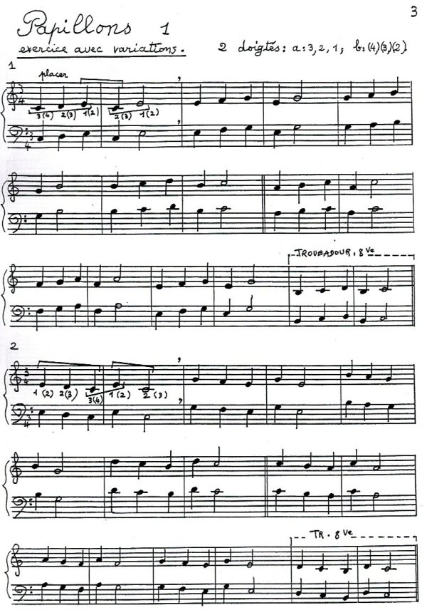 Recueil Pour La Troubadour Noblet S.