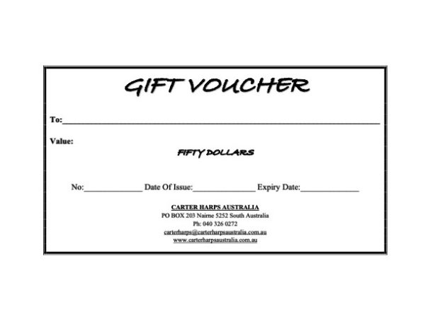  GIFT VOUCHER