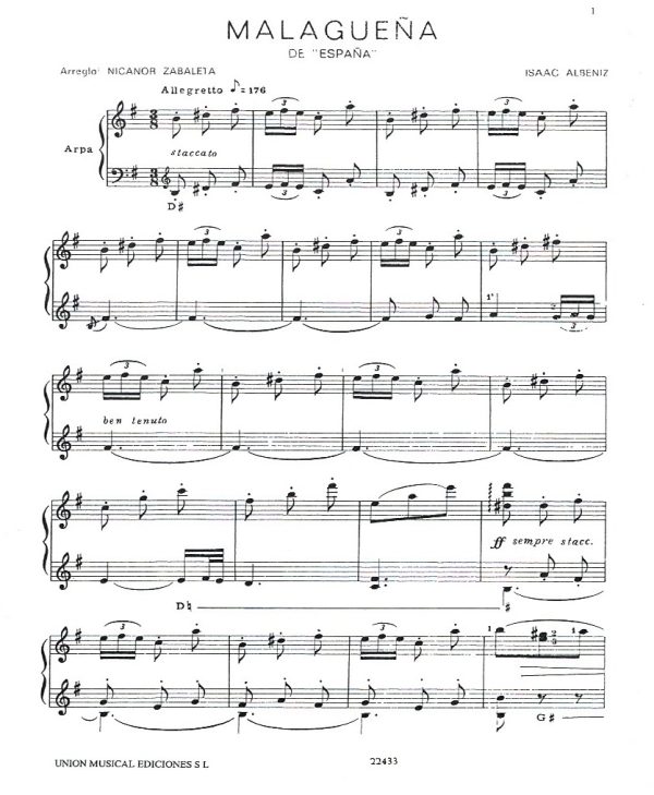 Malaguena De Espana Albeniz I.