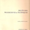 Dix Etudes Progressives Et Techniques Alberti F.