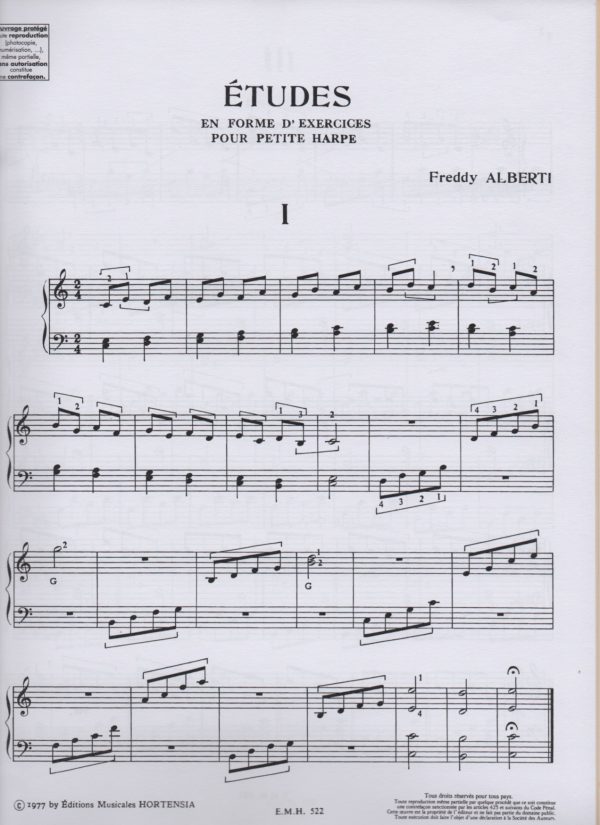 Etudes En Forme D'Exercices Alberti F.