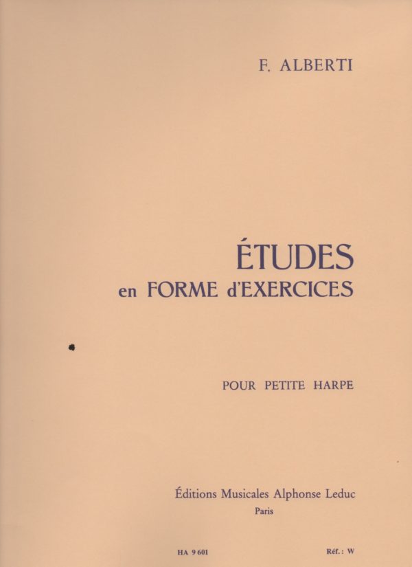 Etudes En Forme D'Exercices Alberti F.