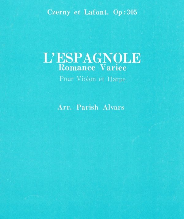 L'Espagnole Romance Variee (Violin and Harp) Lafont C./Alvars P.