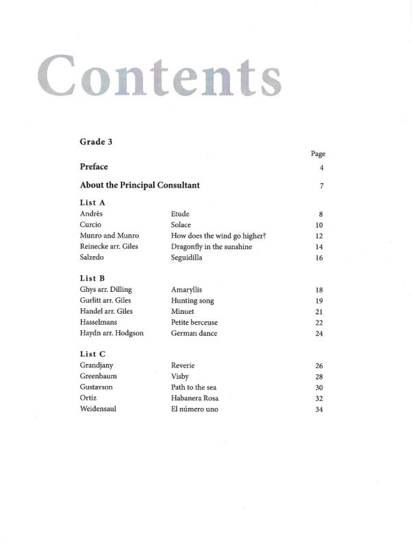 AMEB-Series-1-Grade-3-2 AMEB Harp Series 1 Grade Three