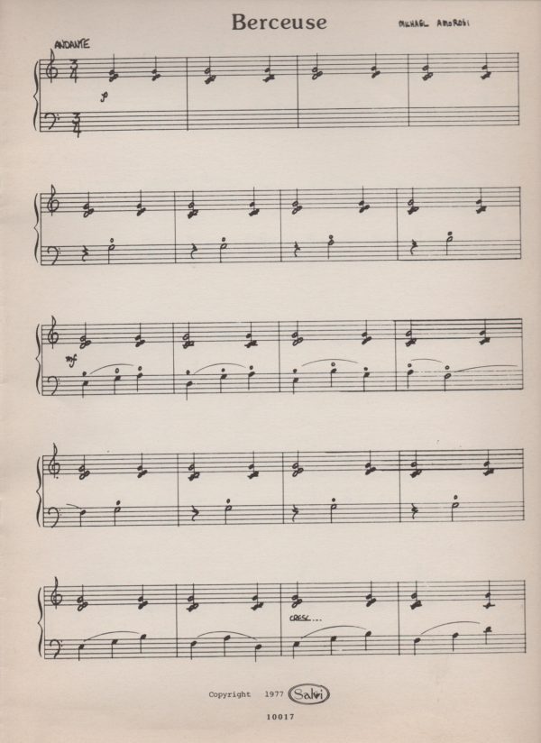 Berceuse And Rondo Amorosi M.