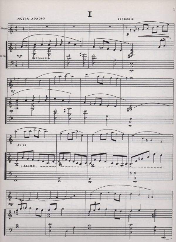 Two Medieval Dances (Flute & Harp) Amorosi M.