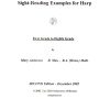 Sight-Reading Examples For Harp First Grade To Eighth Grade Anderson M.