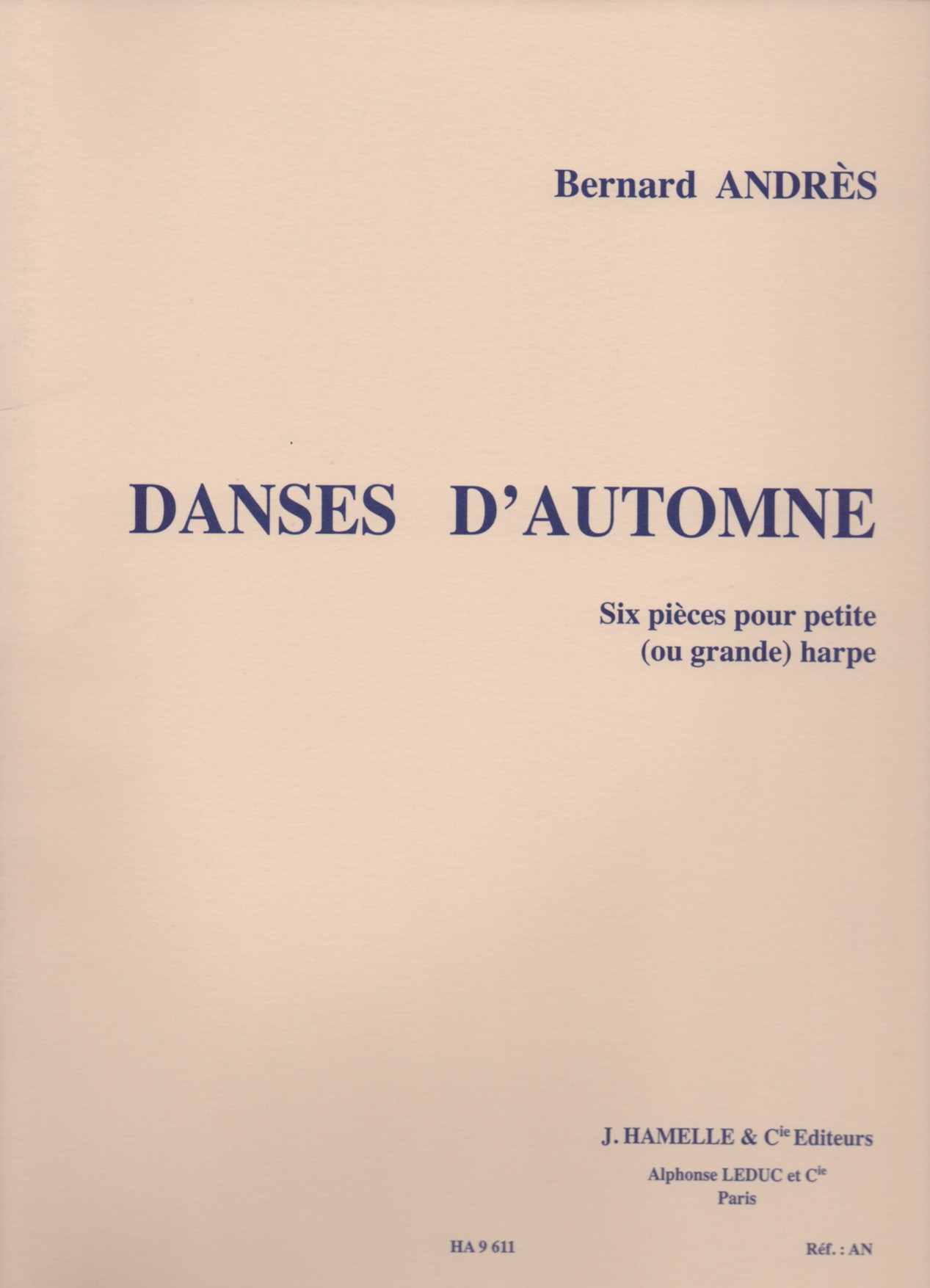 ANDRES-Danses-DAutomne Danses D'Automne Andres B.