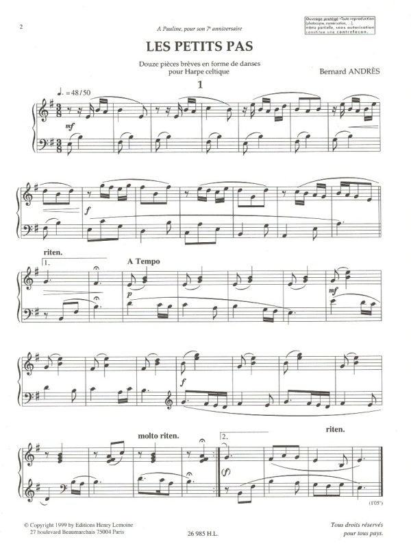 Les Petits Pas Andres B.