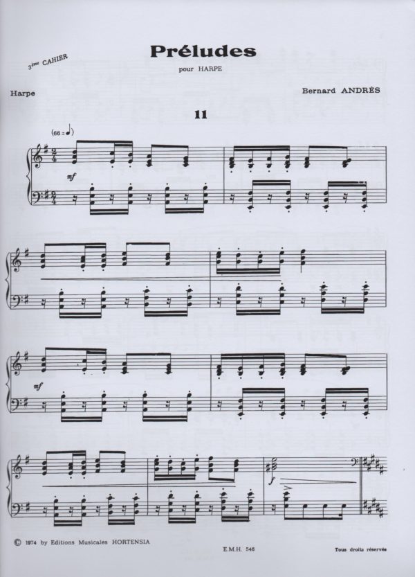 Preludes Book 3 Andres B.