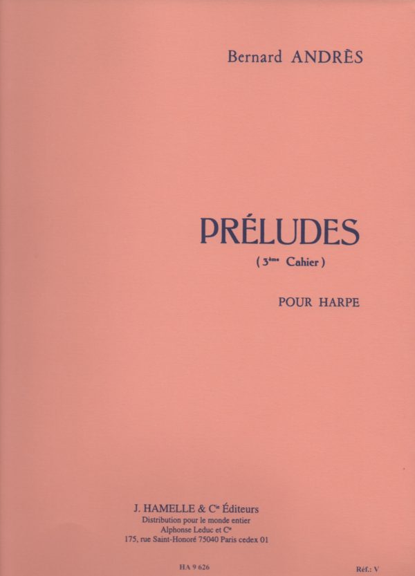 Preludes Book 3 Andres B.