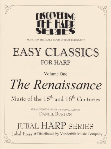 Easy Classics For Harp Volume One The Renaissance Burton D.
