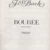 Bouree Bach J.S.