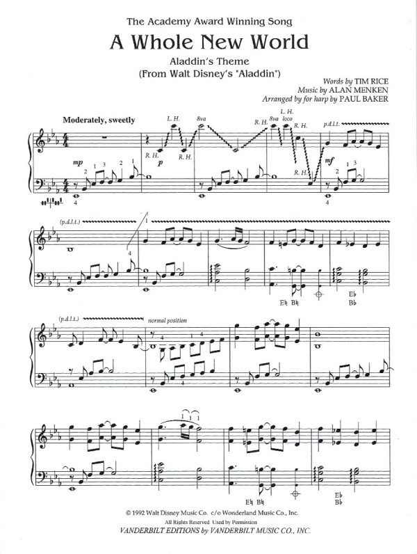 A Whole New World Menken A./Baker P.