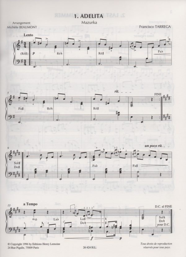 Holiday On Harp Beaumont-Chollet M.