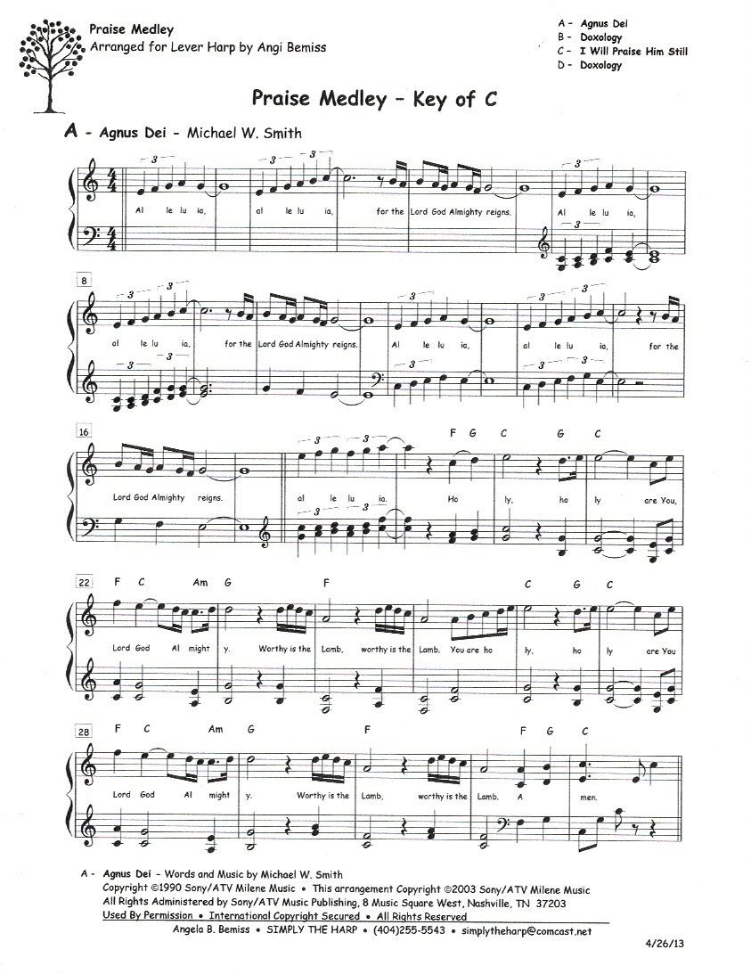 BEMISS-Praise-Medley Praise Medley (Key Of C & Eb) Bemiss A.