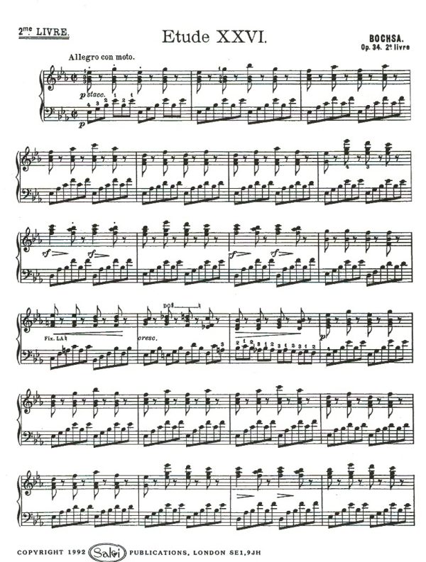 Cinquante Etudes Op. 34 Book 2 Bochsa