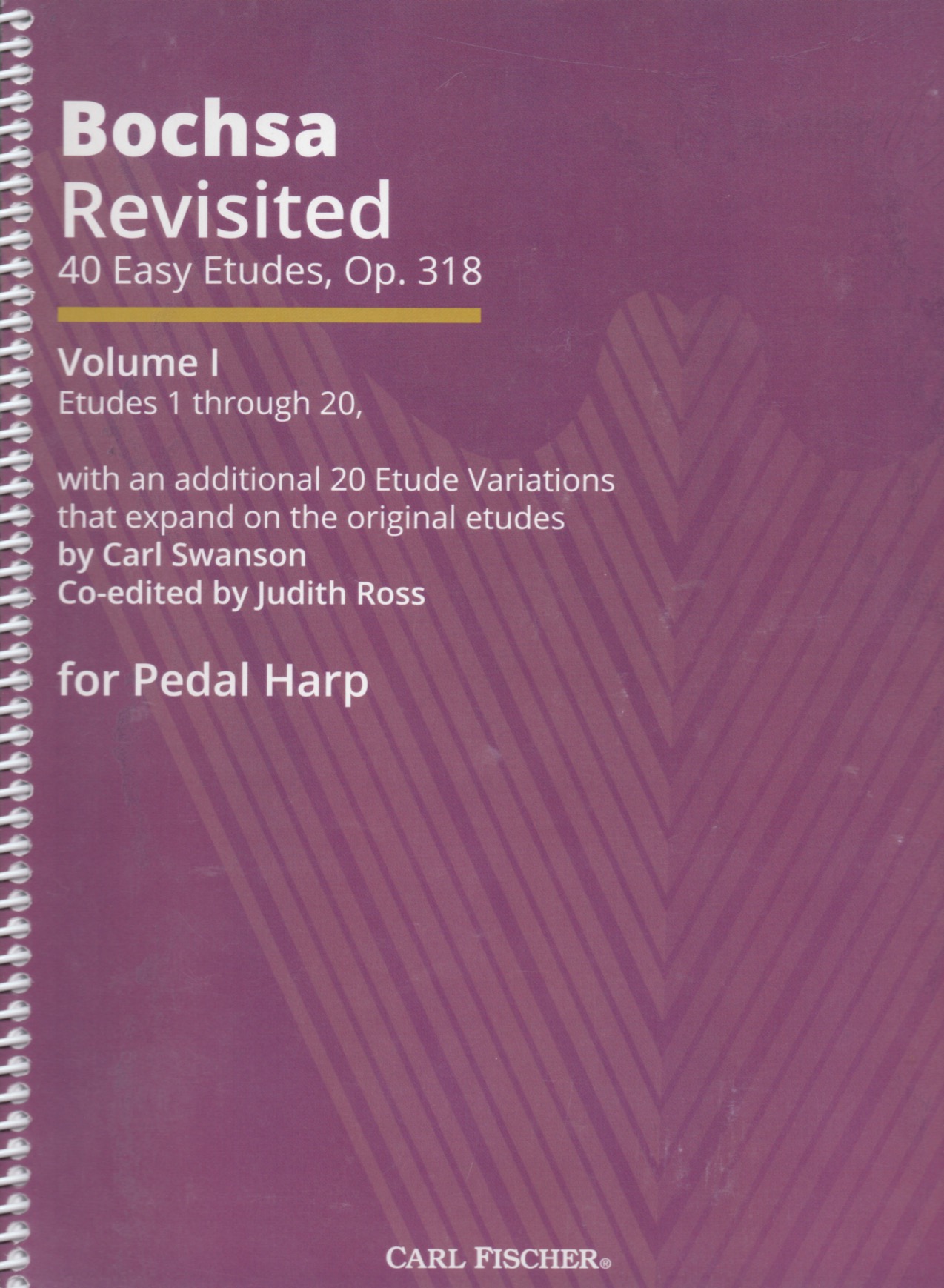 BOCHSA-Revisted-Pedal-Harp Bochsa Revisted 40 Easy Etudes Op.318 Volume 1 For Pedal Harp Bochsa