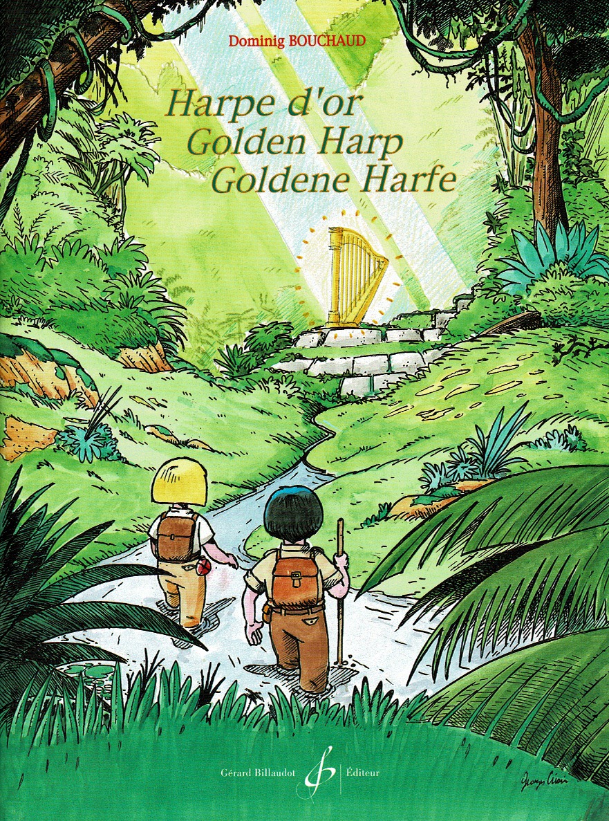BOUCHAUD-Golden-Harp Harpe D'Or Golden Harp Goldene Harfe Bouchaud D.