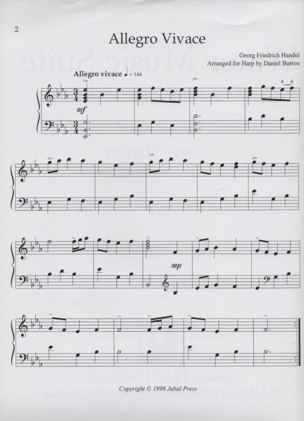 Water Music Suite Handel G./Burton D.