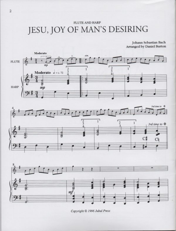 Flute & Harp Arrangements Book 1 Burton D.