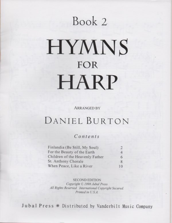 Hymns For Harp Book 2 Burton D.