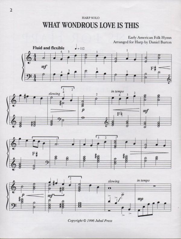 Hymns For Harp Book 4 Burton D.