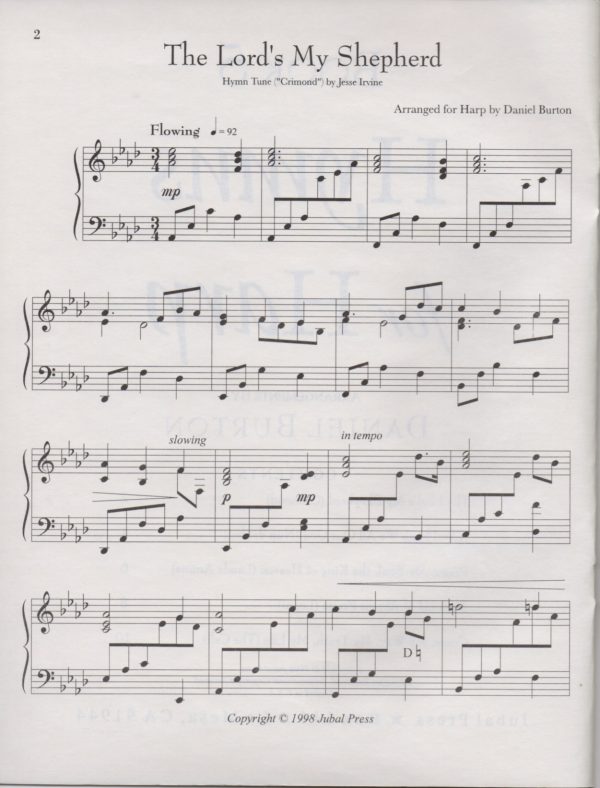 Hymns For Harp Book 5 Burton D.