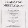 Plainsong Meditations Burton D.