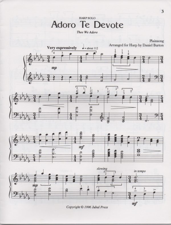 Plainsong Meditations Burton D.