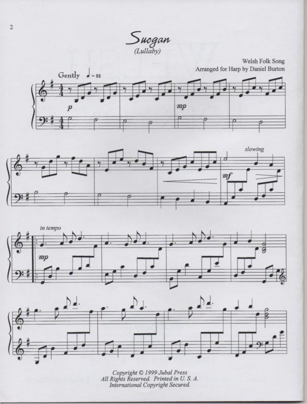 Welsh Folk Songs Burton D.