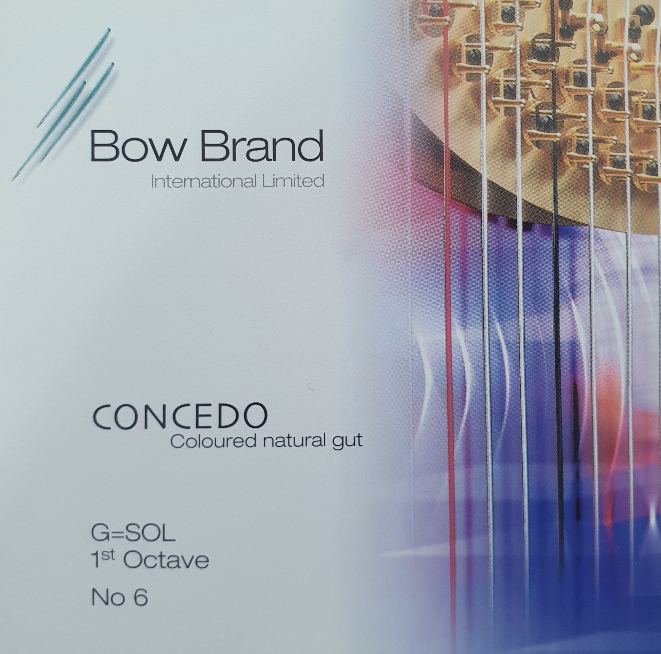 Bow-BRand-Pedal-Concedo-1G BOW BRAND CONCEDO-SNOW WHITE Pedal Gut 1G