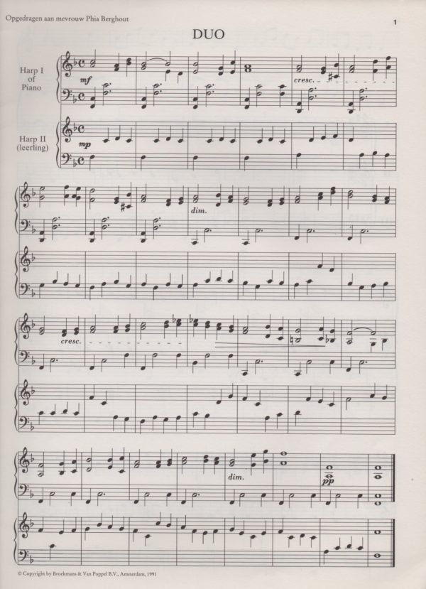 Een Boeket Melodieen Braams-Van Staa I.