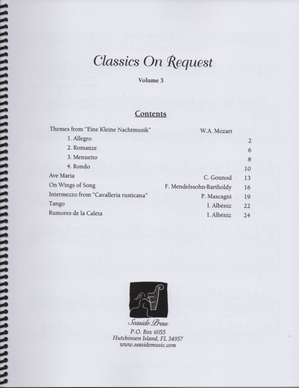 Classics On Request Volume 3 Brundage B.