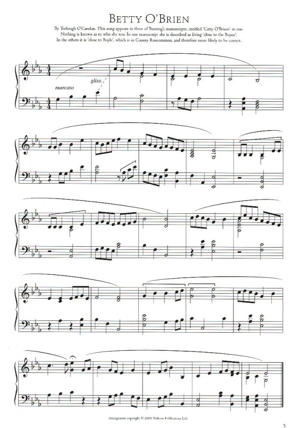 The Calthorpe Collection Music For The Irish Harp Volume 4 (Voice & Harp) Calthorpe N.