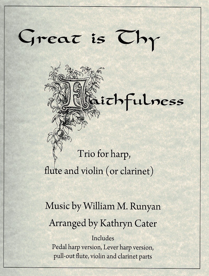 CATER-Great-Is-Thy-Faithfulness Great Is Thy Faithfulness (Flute & Violin & Harp) Cater K.
