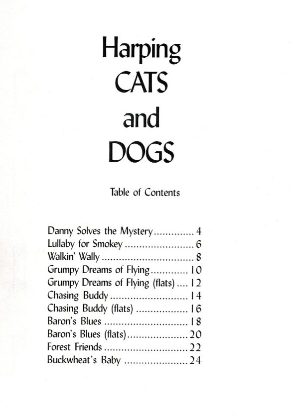 Harping Cats And Dogs Cater K.