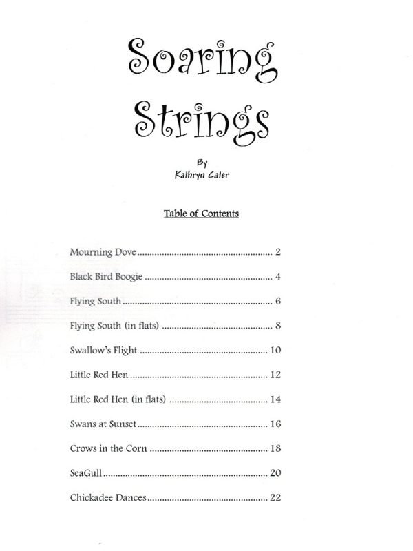 Soaring Strings Cater K.