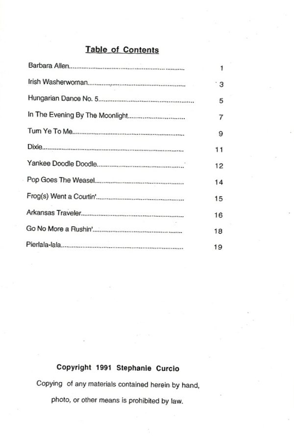 Harp With A Friend (C Instrument & Harp) Curcio S.