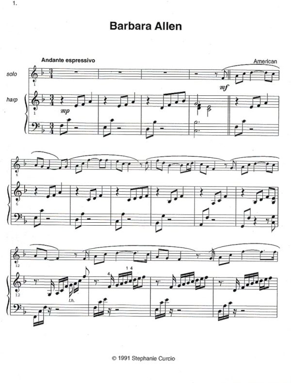 Harp With A Friend (C Instrument & Harp) Curcio S.