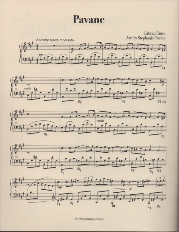 Pavane Faure G./Curcio S.