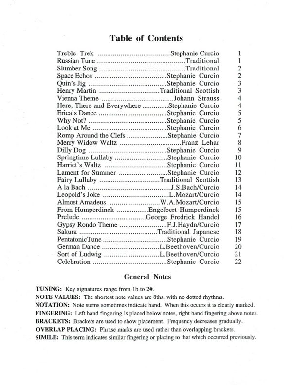 Stage One Solos Curcio S.