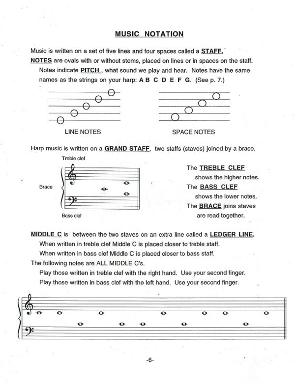 Student Harpist Level 1 Curcio S.