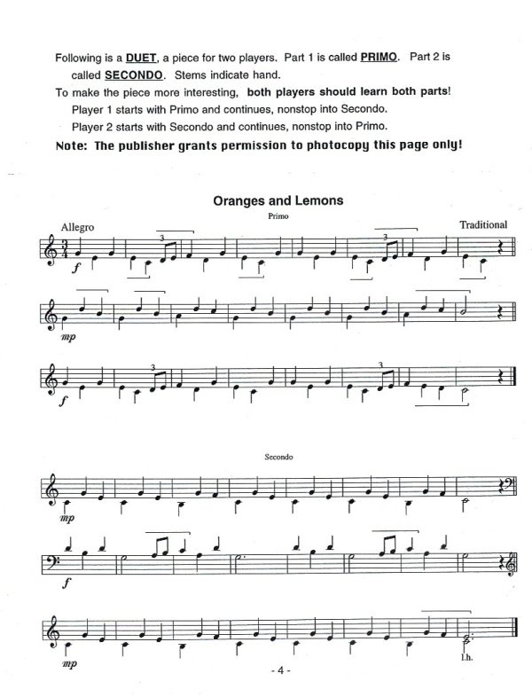 Student Harpist Level 2 Curcio S.